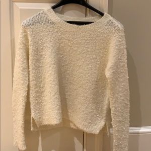 aerie white sweater!!!